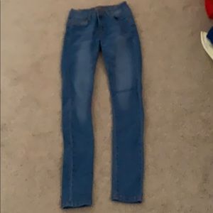 Never worn blue jeans/ jeggings